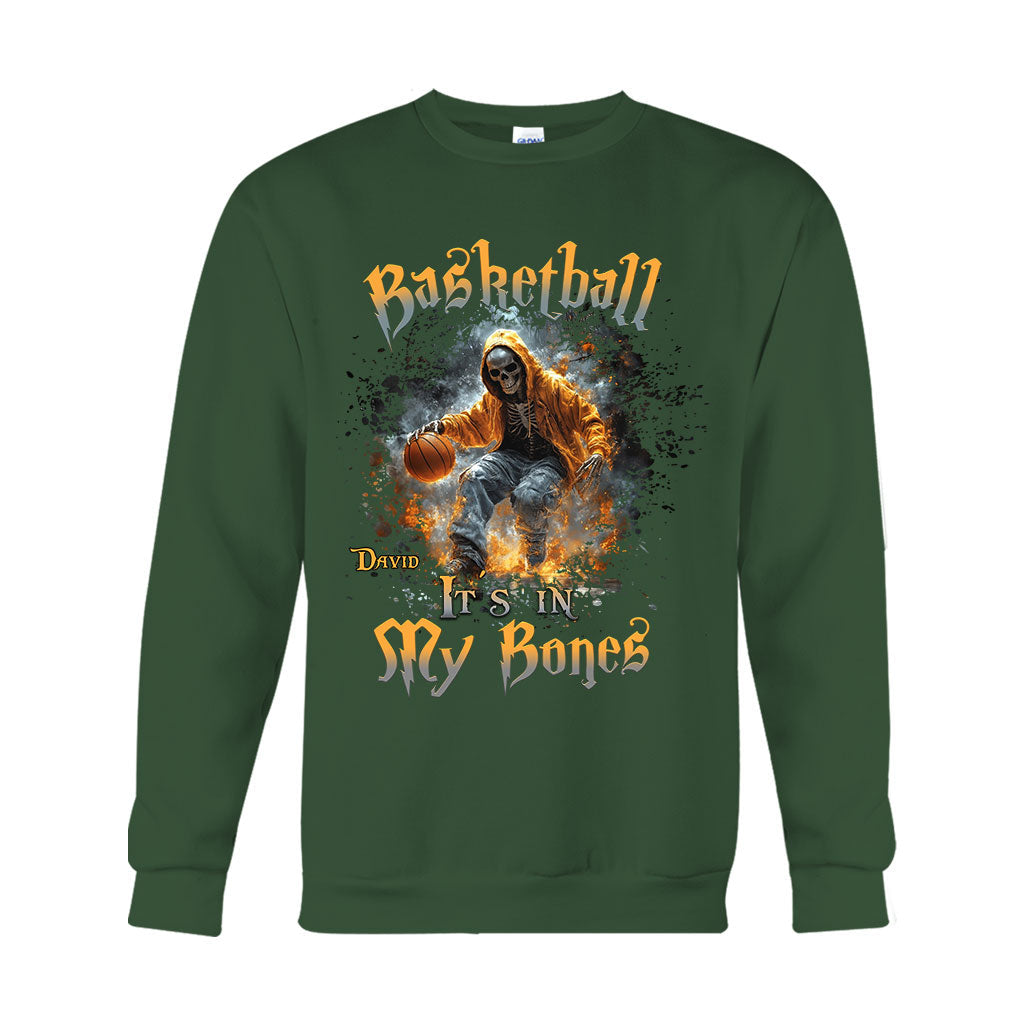 Le basket-ball coule dans mes veines - T-shirt et sweat à capuche de basket-ball personnalisés