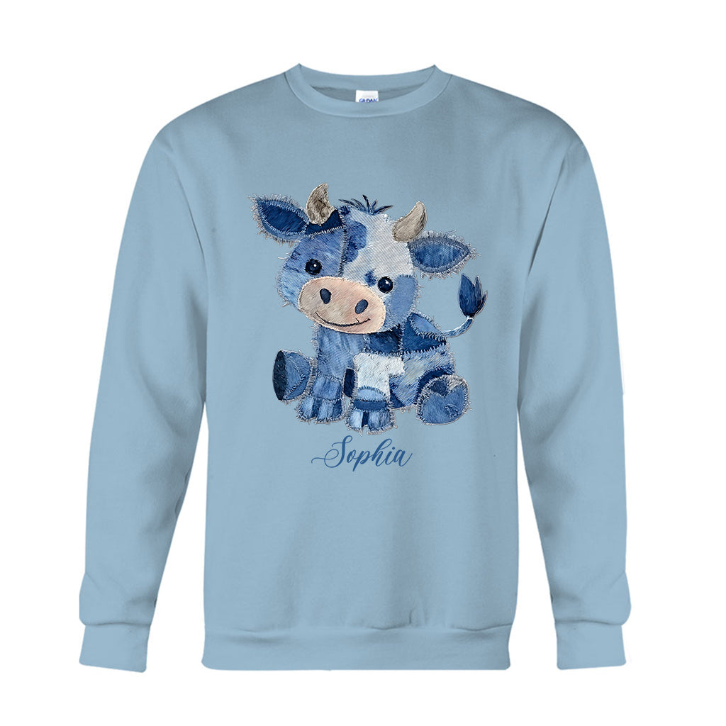 Mignonne vache des Highlands - T-shirt et sweat à capuche personnalisés avec une vache des Highlands