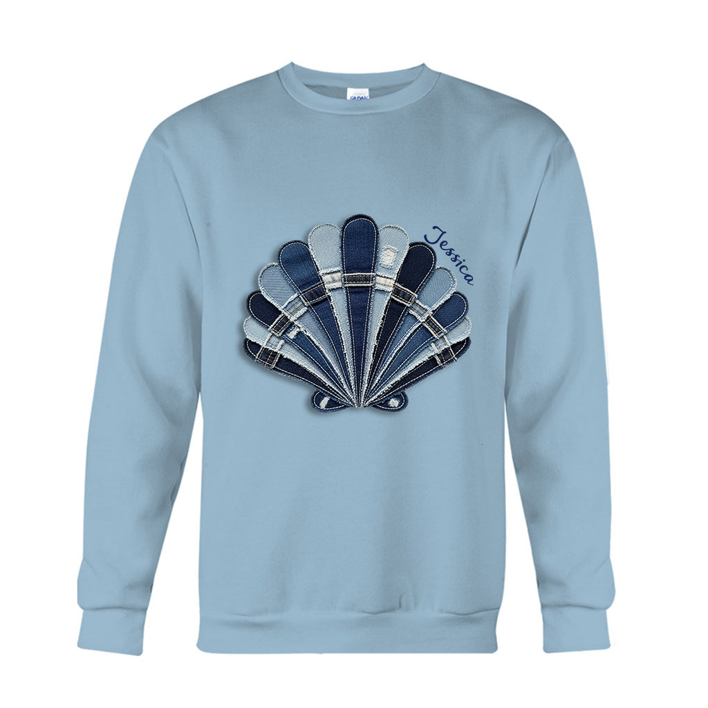 La mer bleue vous attend - T-shirt et sweat à capuche personnalisés pour les amoureux de la mer