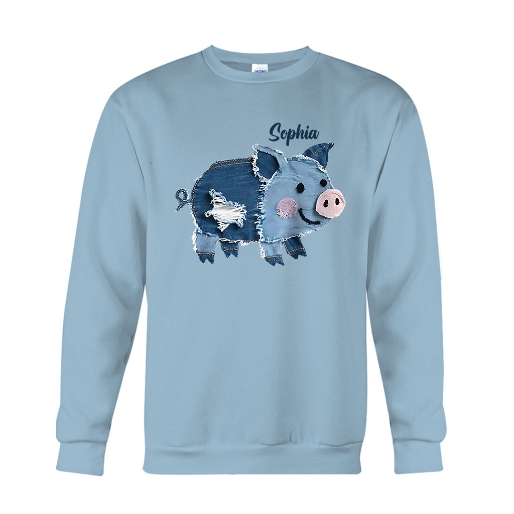 Adorable cochon - T-shirt et sweat à capuche personnalisés pour les amoureux des cochons