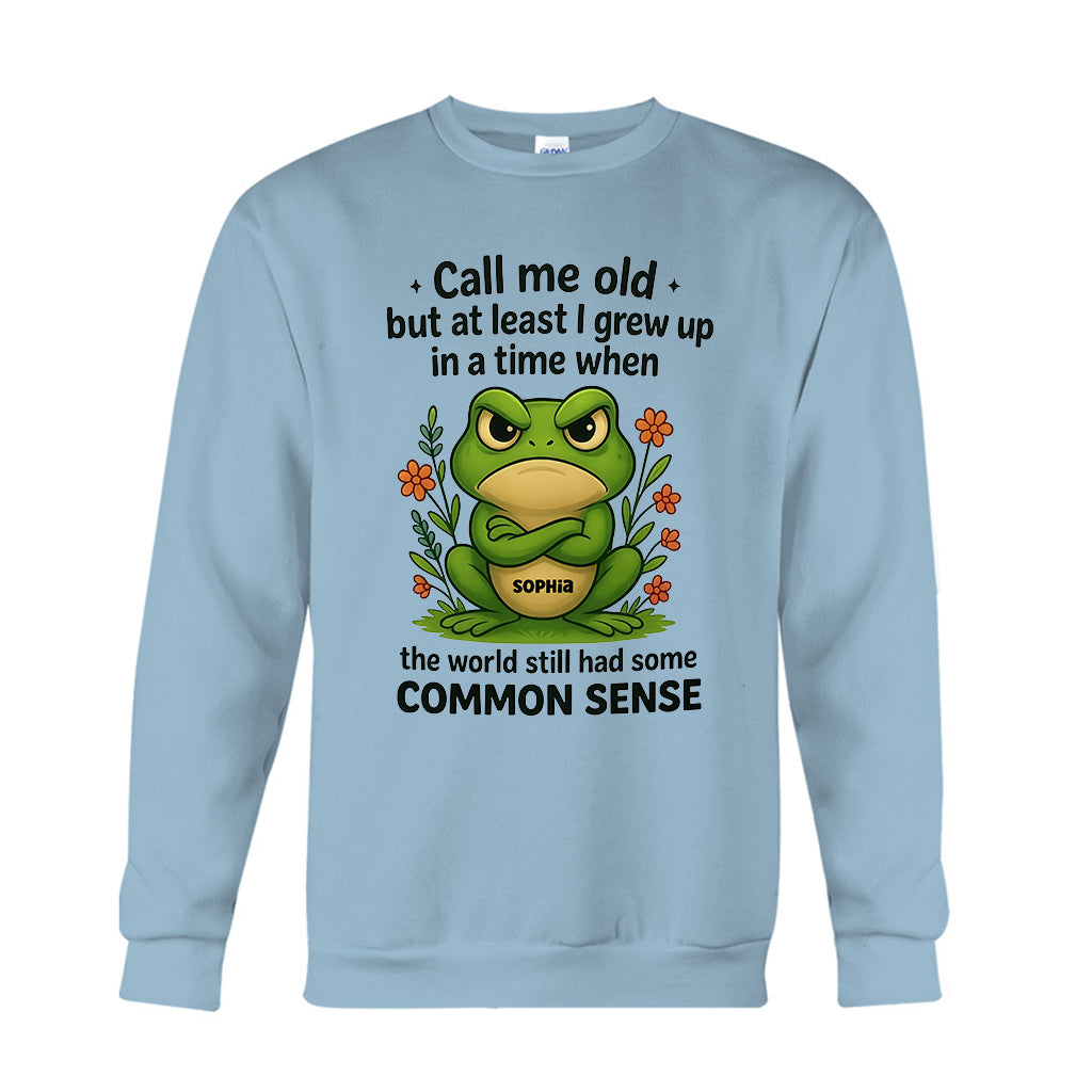 Appelez-moi vieux - T-shirt et sweat à capuche personnalisés Love Frog