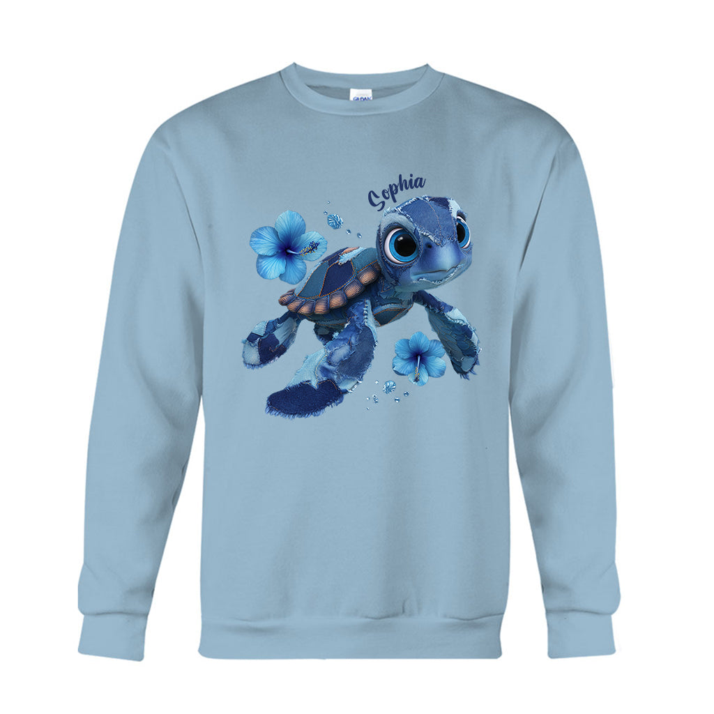 T-shirt et sweat à capuche personnalisés « Love Turtle » - T-shirt et sweat à capuche tortue