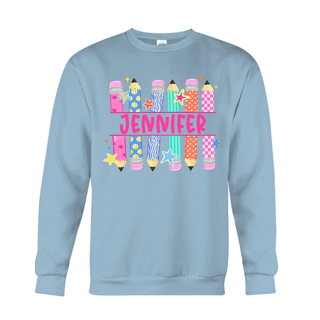 Back To School, Teacher Gift Idea - Personalized Teacher T-shirt And Hoodie