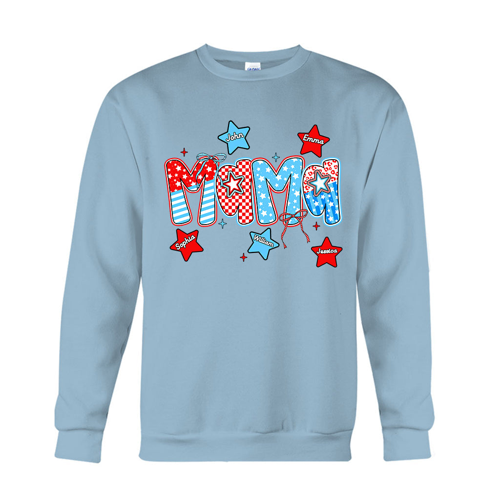 4th of July Mama - Personalized Mother T-shirt And Hoodie