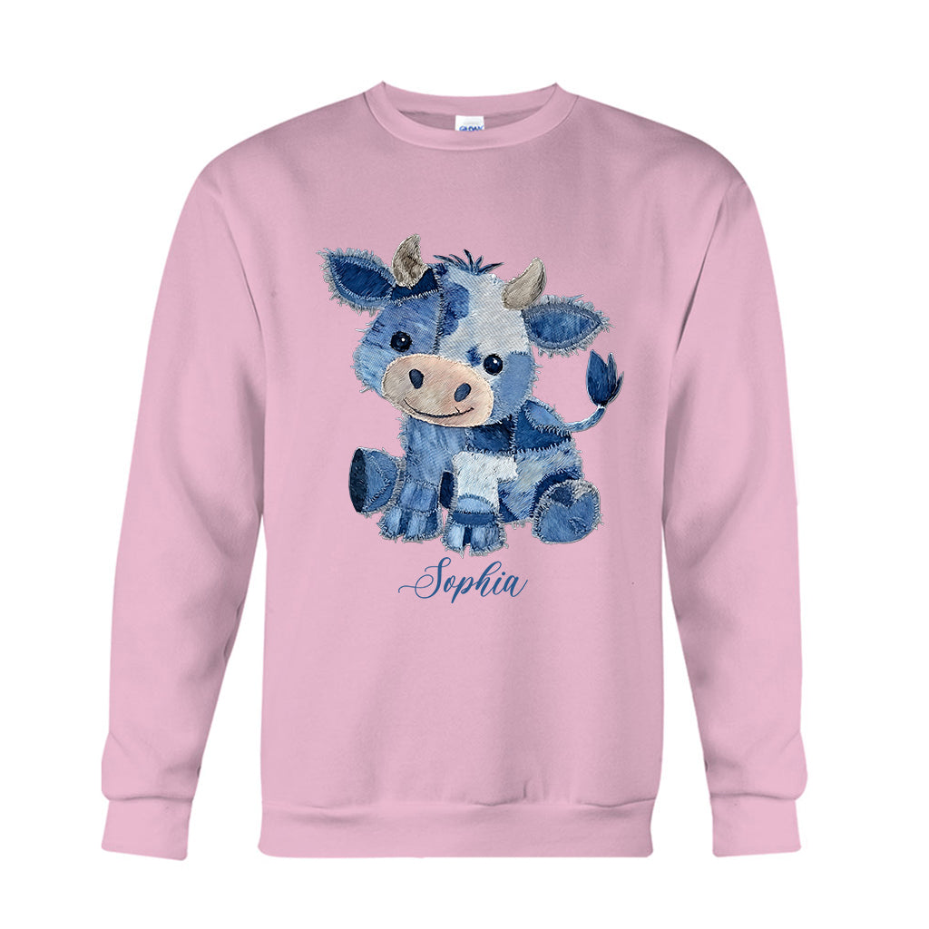 Mignonne vache des Highlands - T-shirt et sweat à capuche personnalisés avec une vache des Highlands
