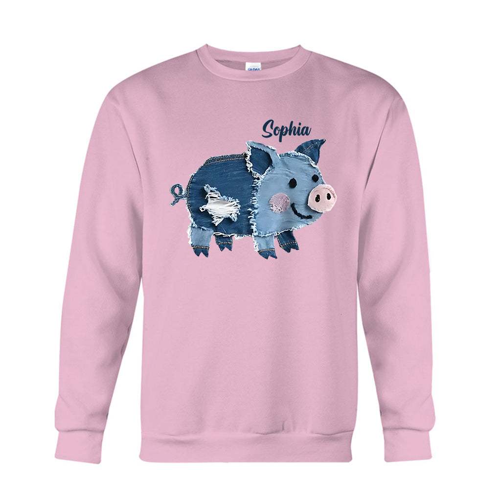 Adorable cochon - T-shirt et sweat à capuche personnalisés pour les amoureux des cochons