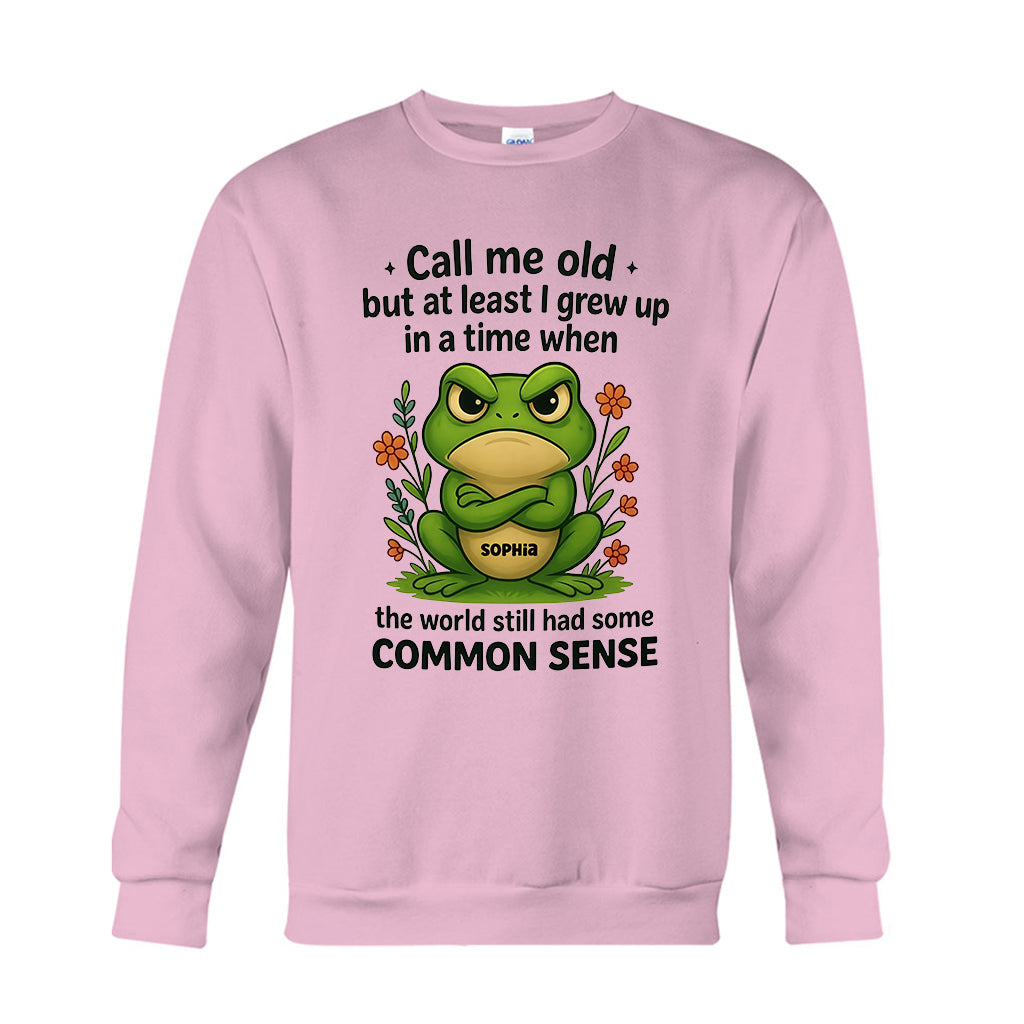 Appelez-moi vieux - T-shirt et sweat à capuche personnalisés Love Frog