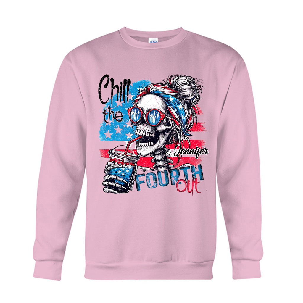 Chill the Fourth Out - T-shirt et sweat à capuche personnalisés avec tête de mort