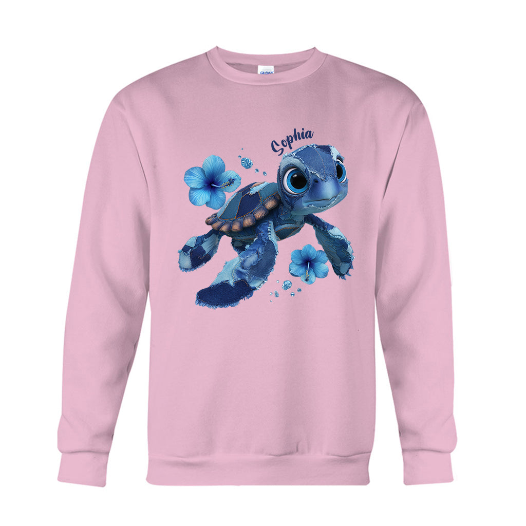 T-shirt et sweat à capuche personnalisés « Love Turtle » - T-shirt et sweat à capuche tortue