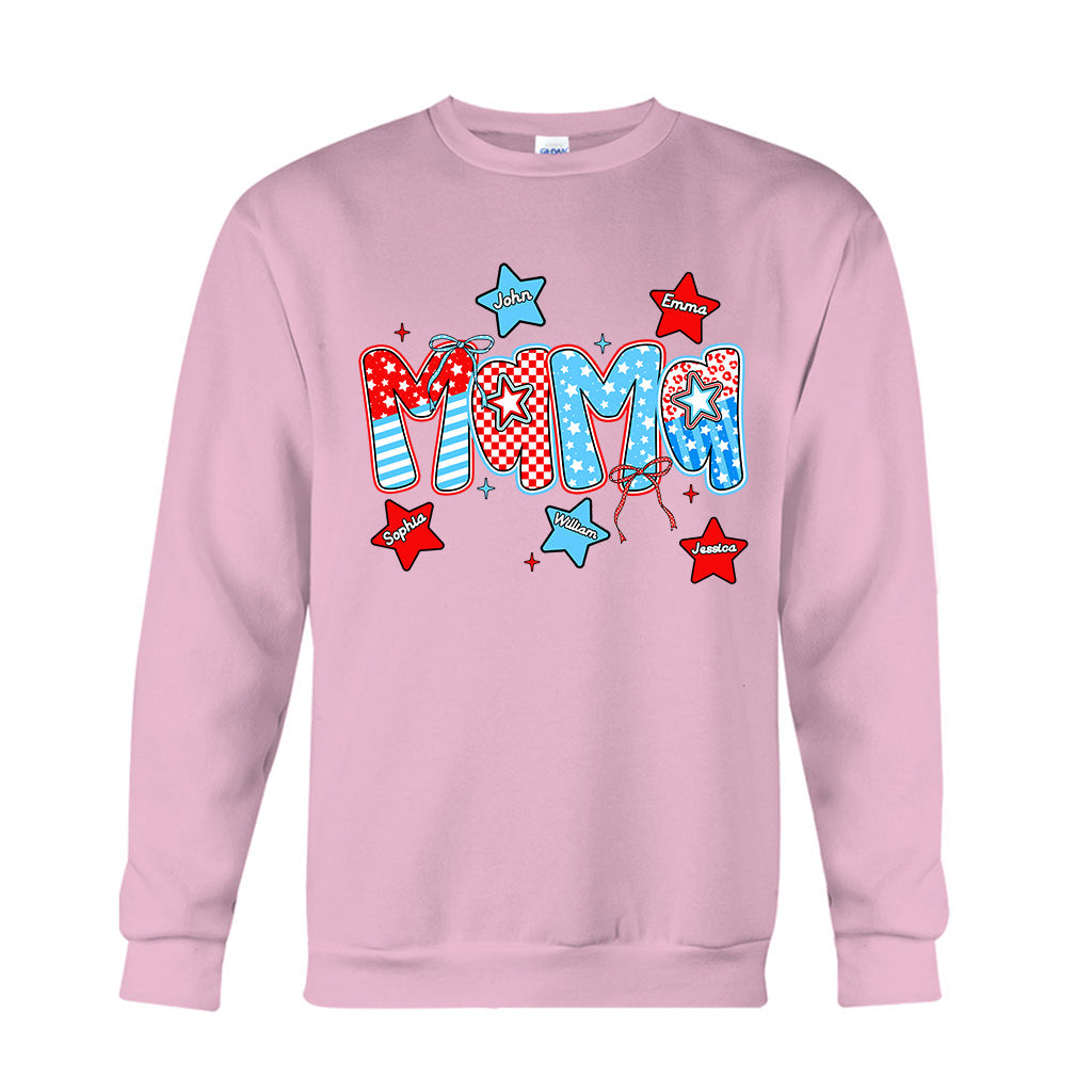 4th of July Mama - Personalized Mother T-shirt And Hoodie