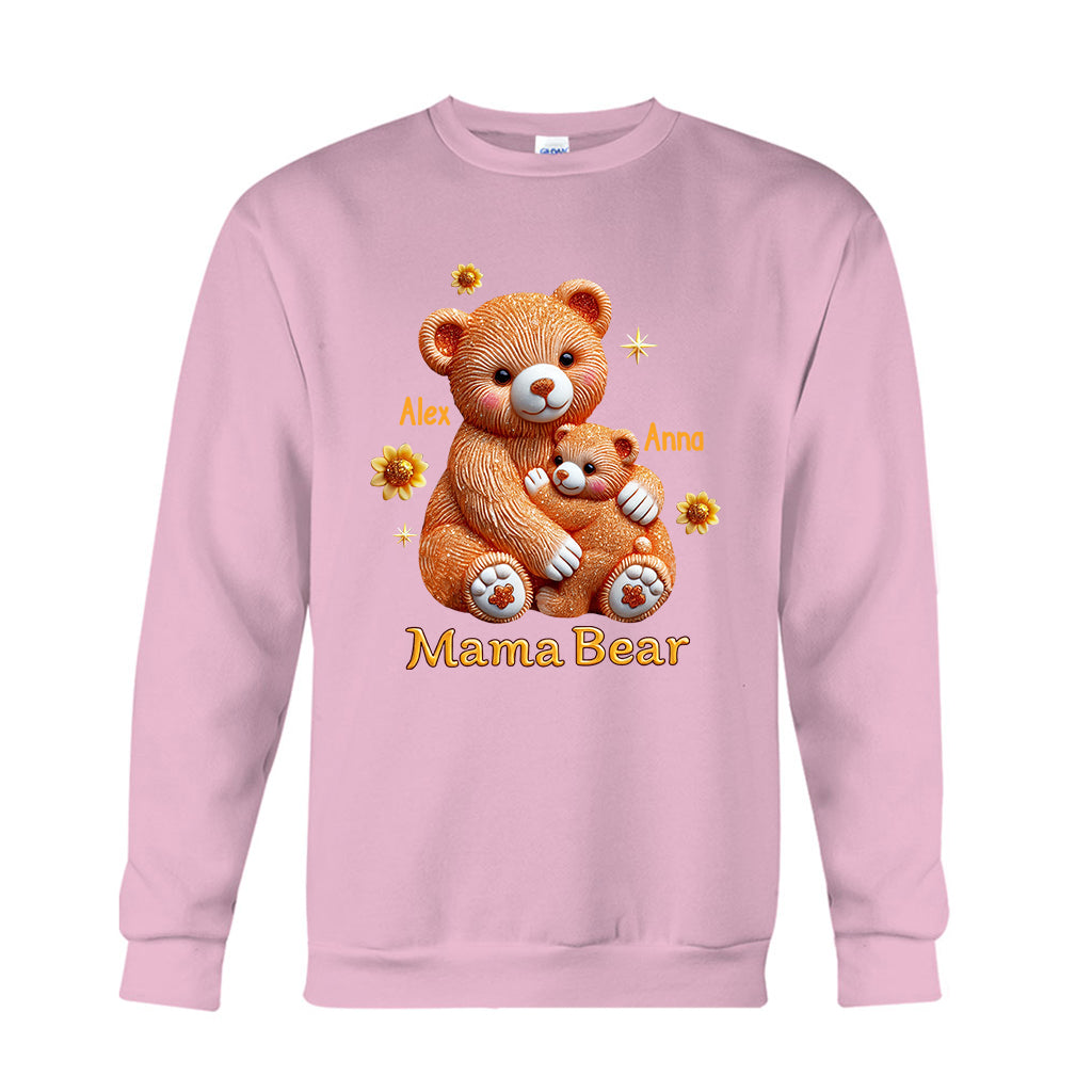 Mama Bear - Personalized Mother T-shirt And Hoodie