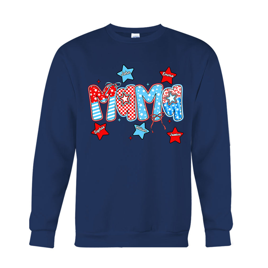 4th of July Mama - Personalized Mother T-shirt And Hoodie