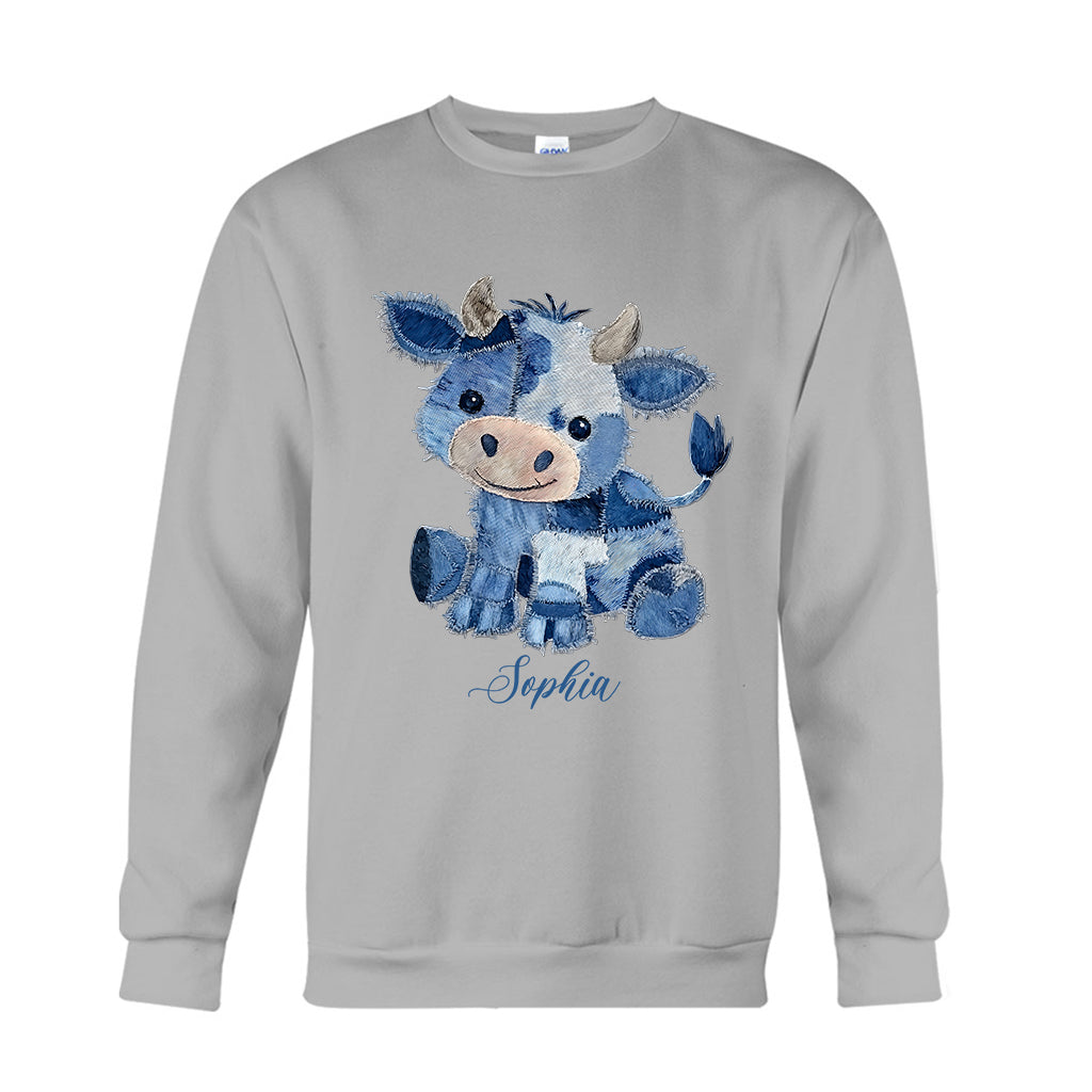 Mignonne vache des Highlands - T-shirt et sweat à capuche personnalisés avec une vache des Highlands