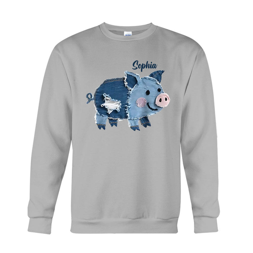 Adorable cochon - T-shirt et sweat à capuche personnalisés pour les amoureux des cochons