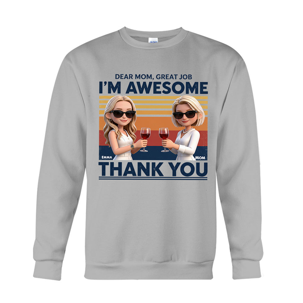 Dear Mom, Thank You - Personalized Mother T-shirt And Hoodie