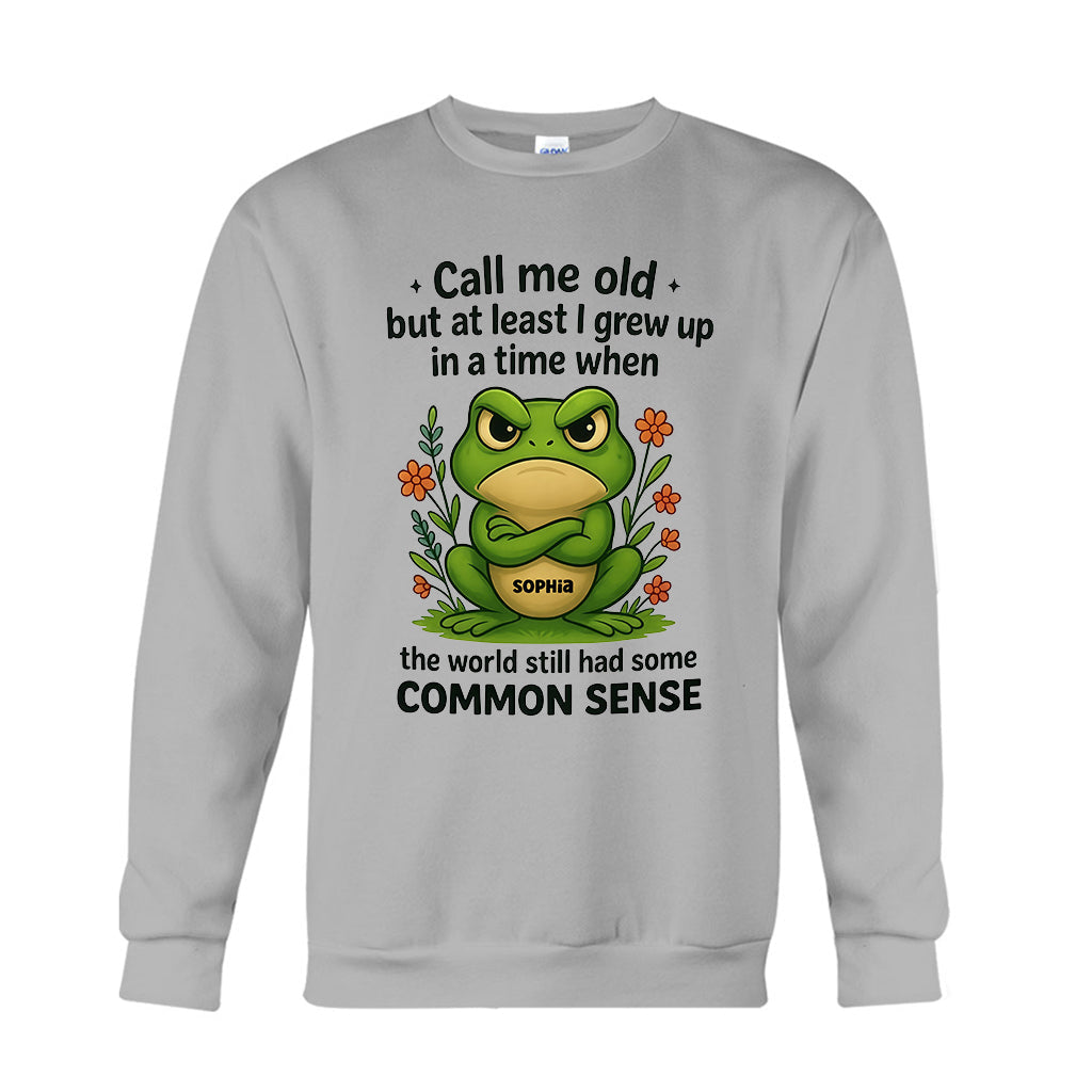 Appelez-moi vieux - T-shirt et sweat à capuche personnalisés Love Frog