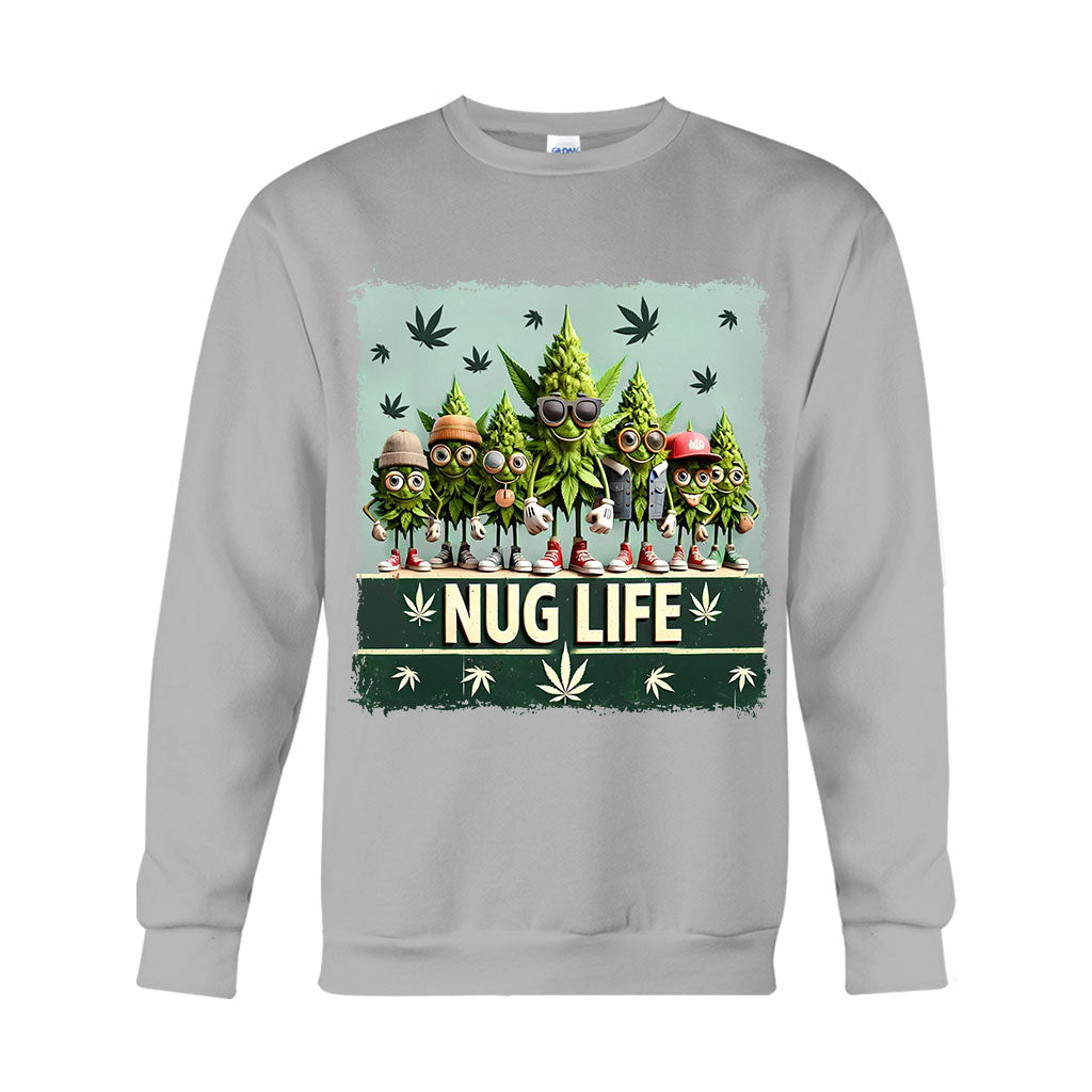 Nug Life - T-shirt et sweat à capuche sur le thème du cannabis
