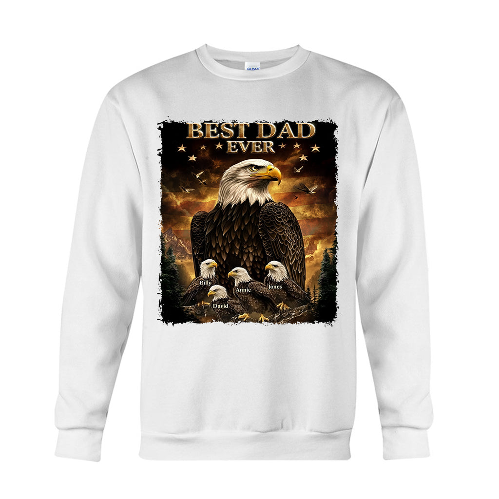 Best Dad Ever - Personalized Father T-shirt And Hoodie