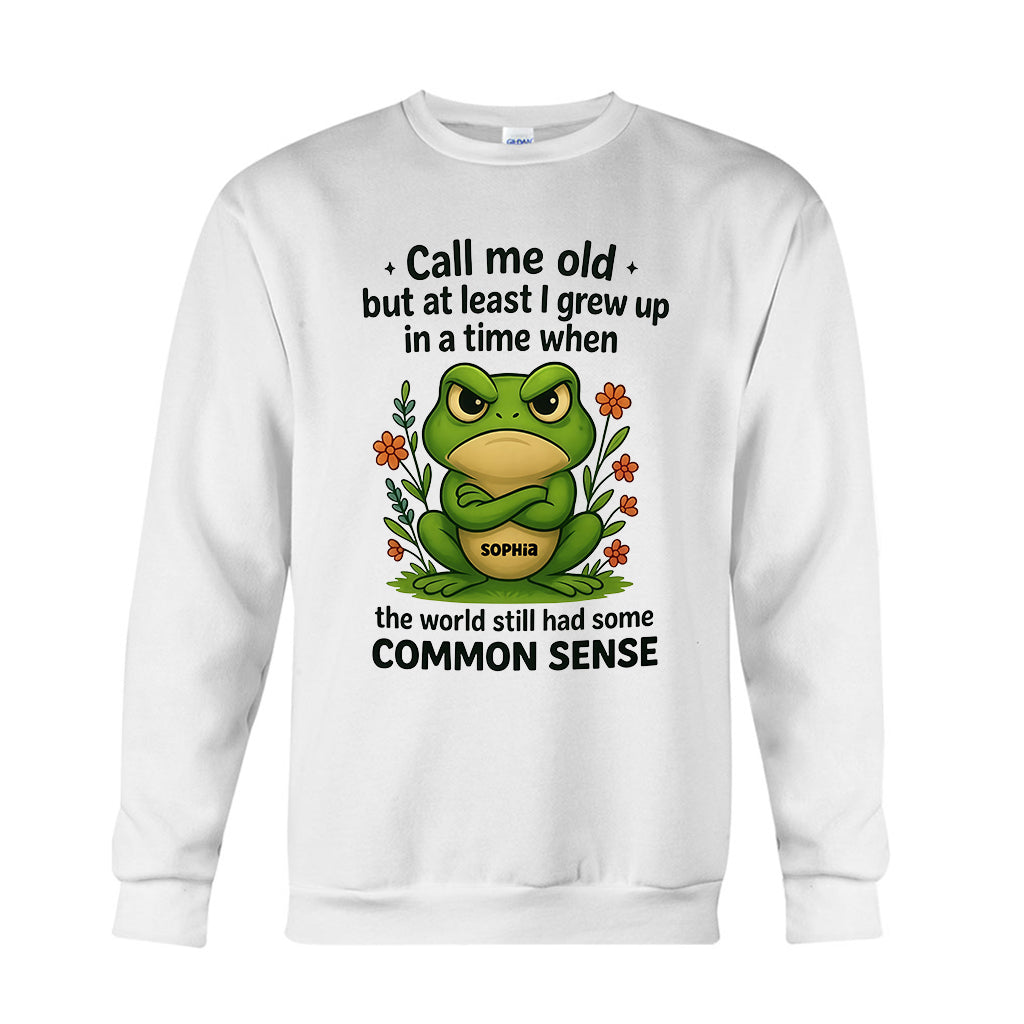 Appelez-moi vieux - T-shirt et sweat à capuche personnalisés Love Frog