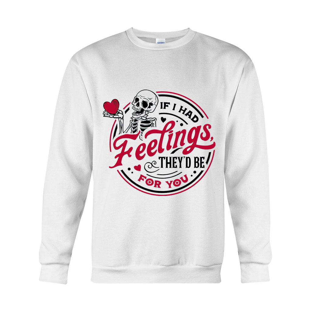 Si j'avais des sentiments, ils seraient pour toi - T-shirt et sweat à capuche pour couple