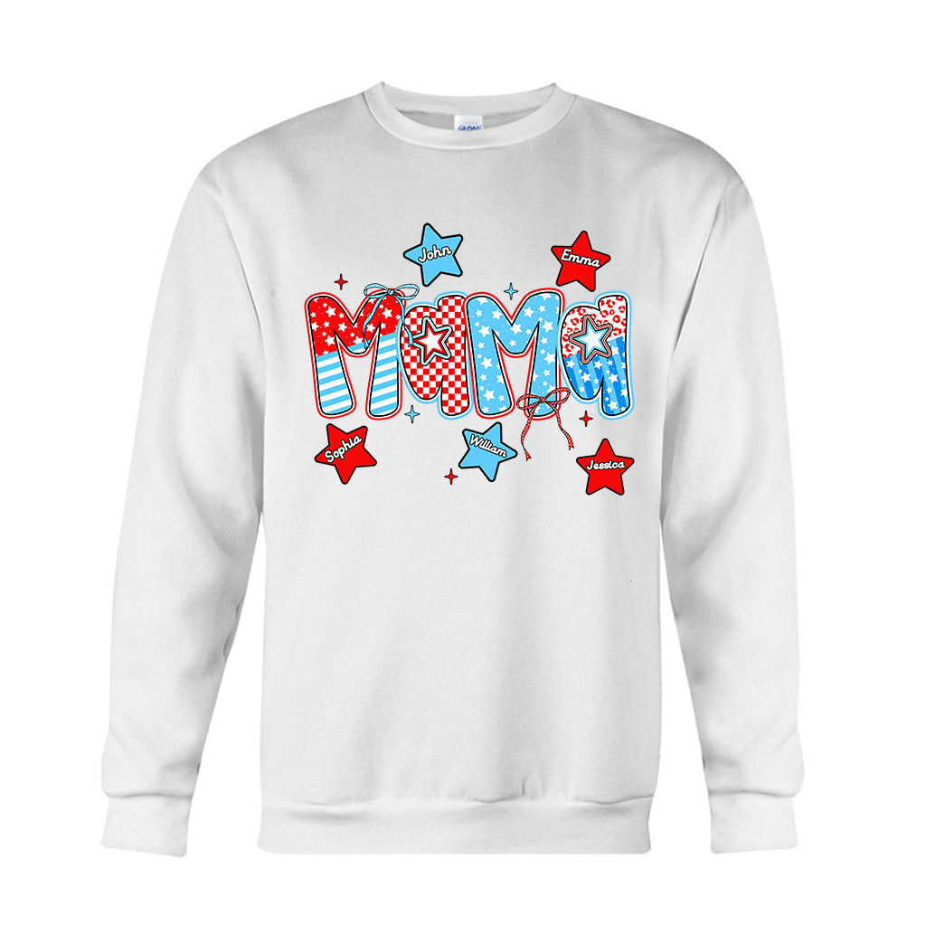 4th of July Mama - Personalized Mother T-shirt And Hoodie