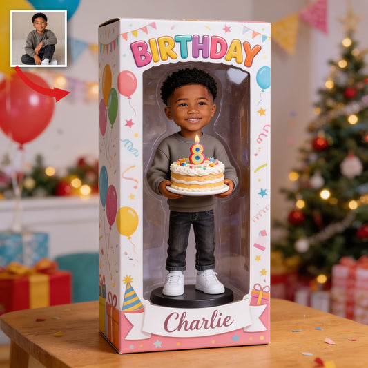 Coffret d'affichage en acrylique personnalisé pour le 8ème anniversaire