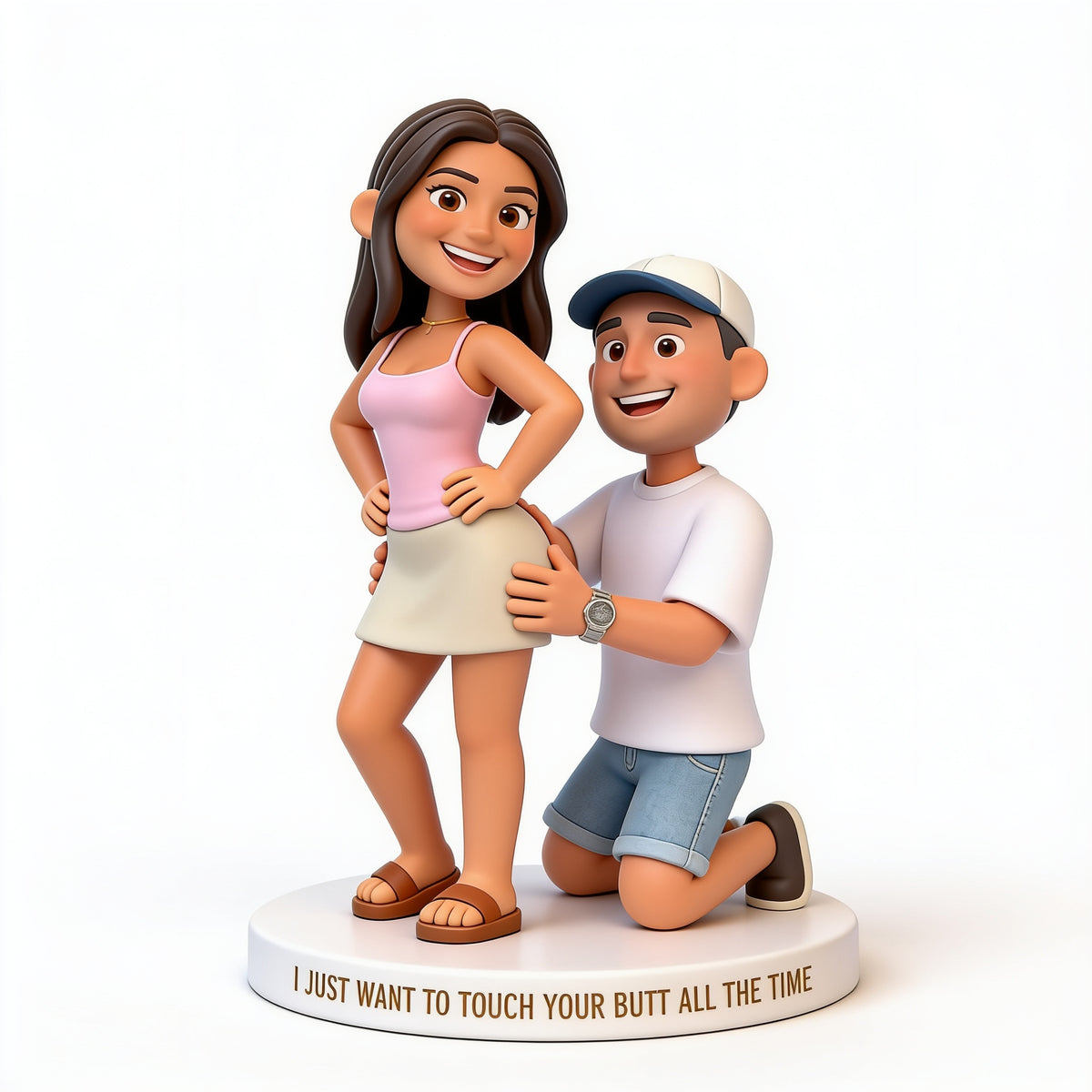 Personalized Custom Photo Latino Couple Funny Acrylic Plaque Romantic Gift