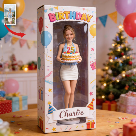 Coffret d'affichage en acrylique personnalisé pour le 25e anniversaire femme