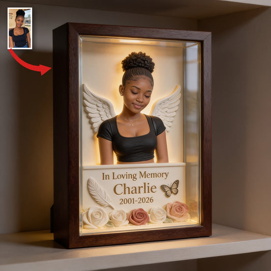 Plaque Acrylique Personnalisée en Mémoire d'une Femme Noire