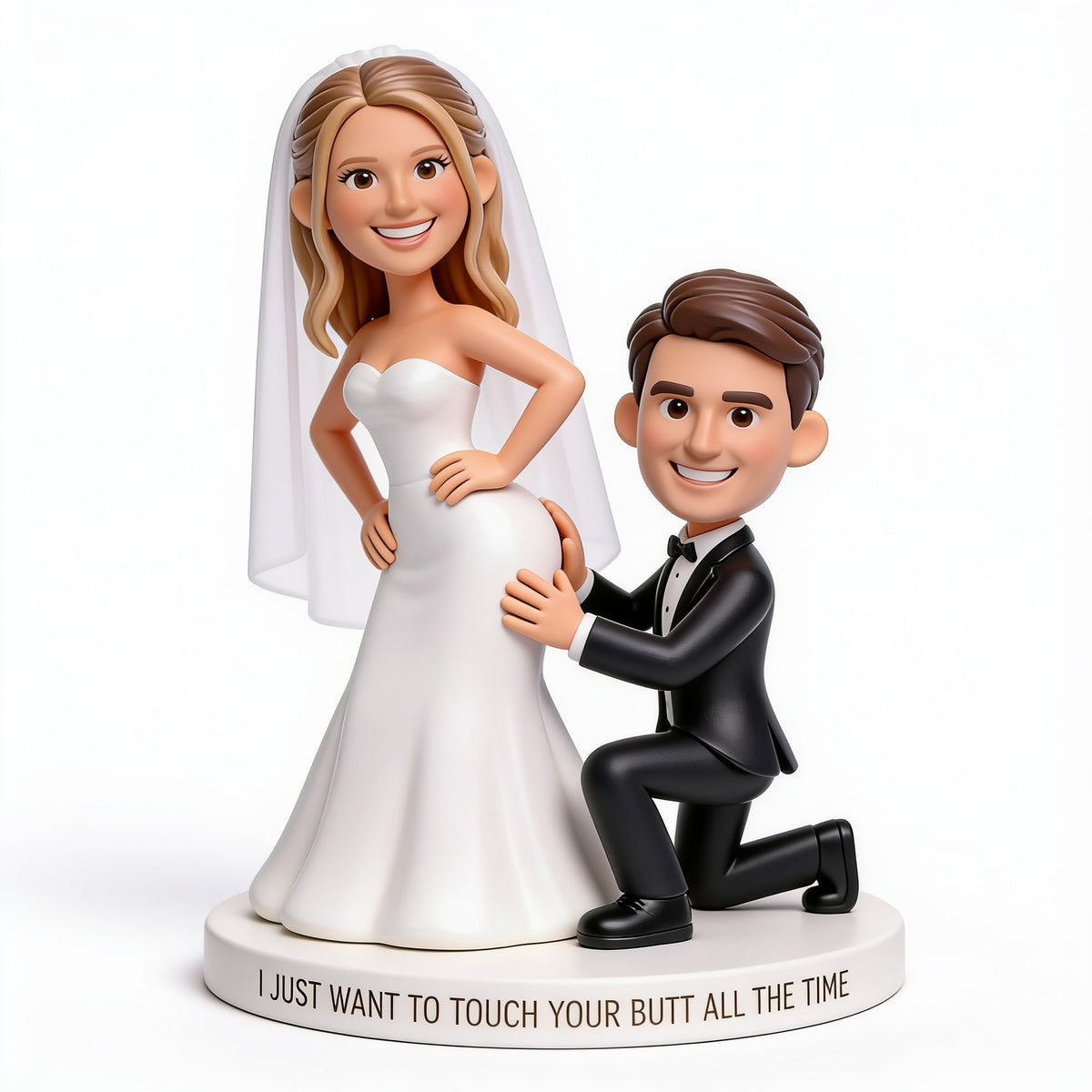 Personalized Custom Photo Funny Wedding Couple Acrylic Plaque Gift