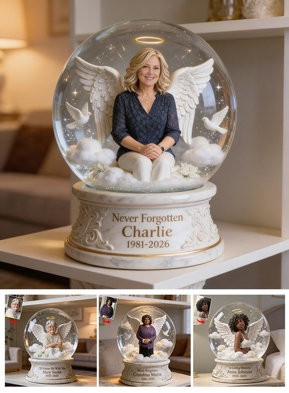 Personalized Memorial Middle-Aged Woman Custom Shaped Acrylic Plaque Sympathy Gift for Mom Wife