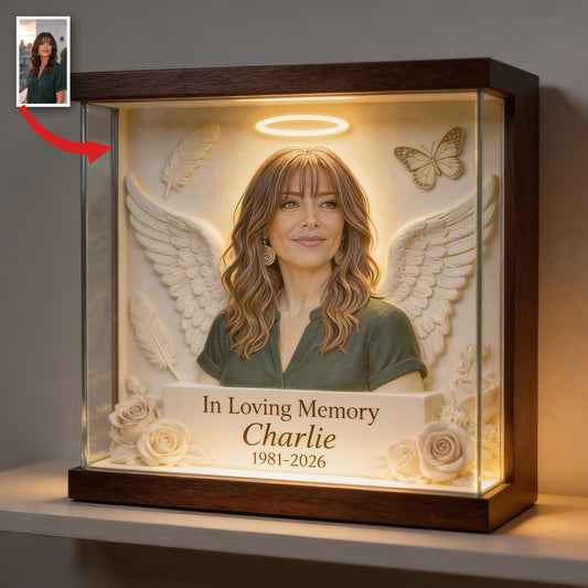 Plaque Acrylique Mémorial Personnalisée Femme Latina d'Âge Moyen