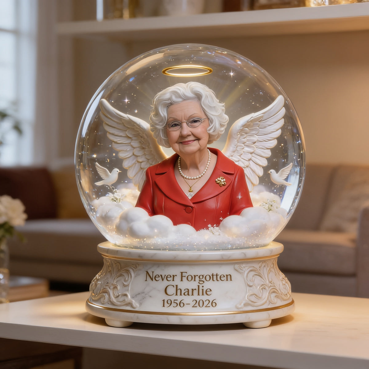 Personalized Memorial Older Woman Grandma Acrylic Plaque Sympathy Gift