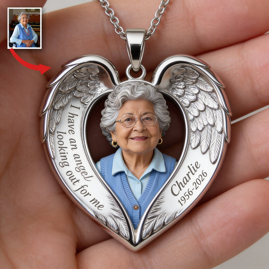 Pendentif Mémorial Personnalisé pour Grand-Mère Latina