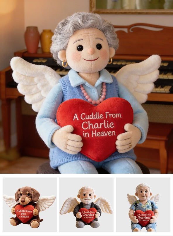 Personalized Memorial Older Latina Woman Grandma Shaped Pillow, Loss Of Loved One Gift