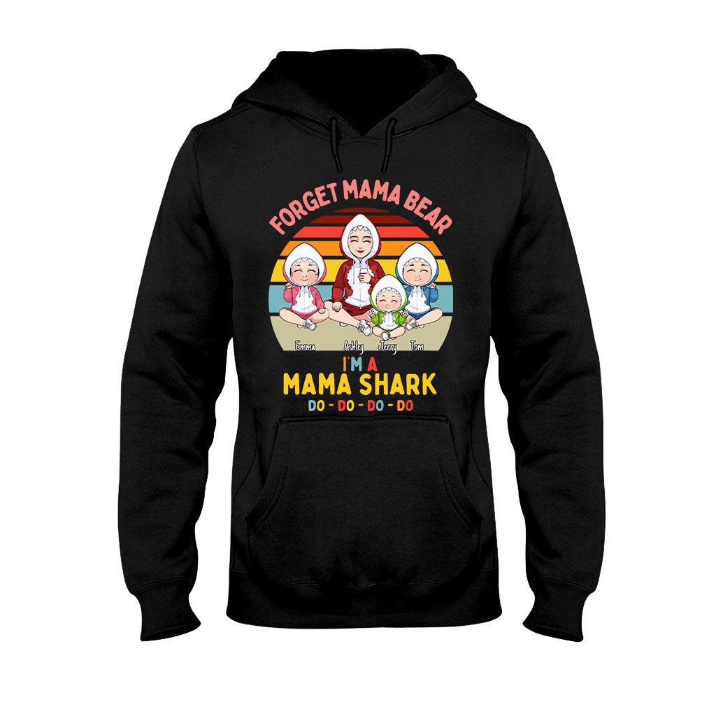 Mama Shark Do Do Do - Gift for mom, mom, dad, grandma, grandpa, aunt, uncle, shark lover - Personalized T-shirt And Hoodie