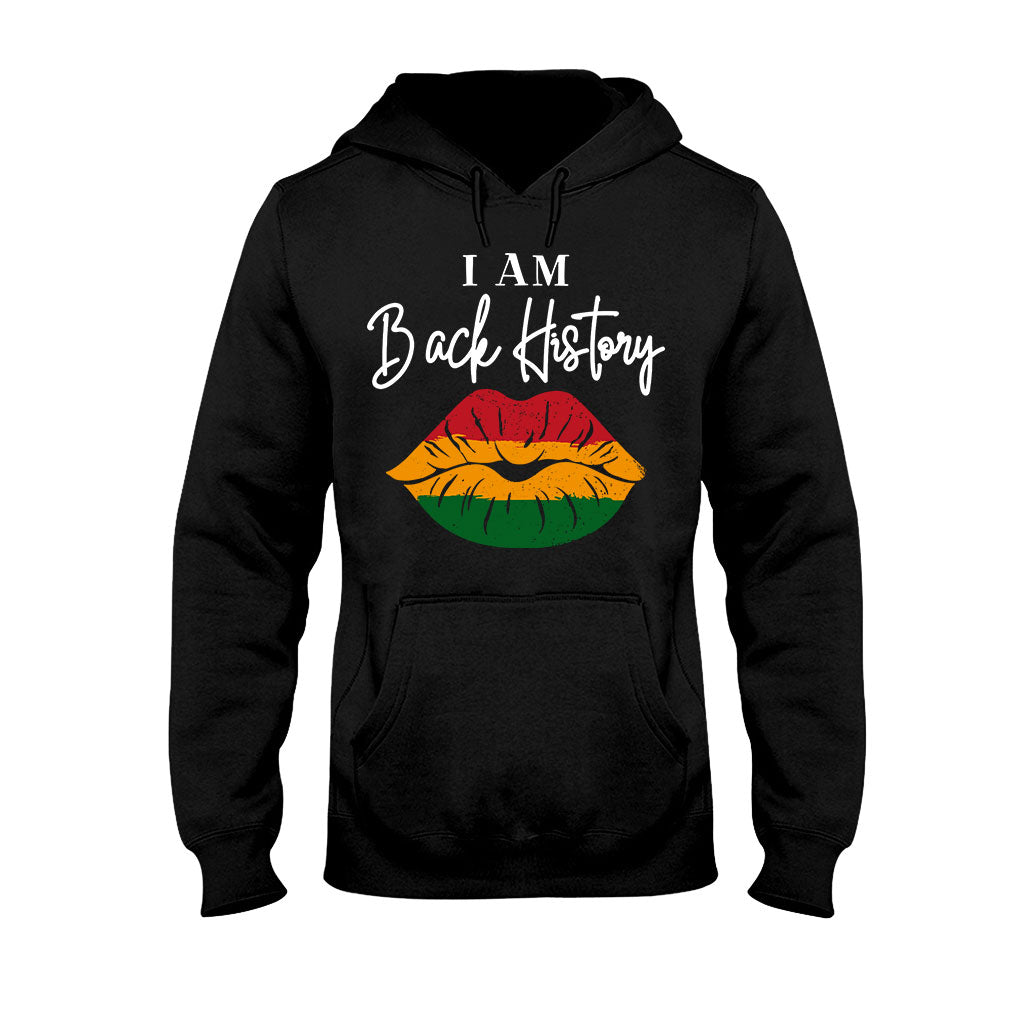Je suis l'histoire des Noirs - T-shirt et sweat à capuche personnalisés pour Afro-Américains