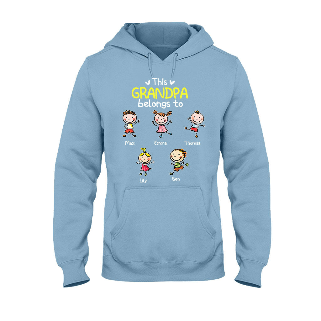 On t'aime - Cadeau pour grand-mère, papa, maman, grand-père - T-shirt et sweat à capuche personnalisés