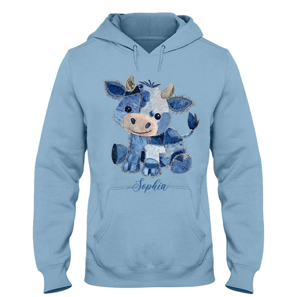 Mignonne vache des Highlands - T-shirt et sweat à capuche personnalisés avec une vache des Highlands