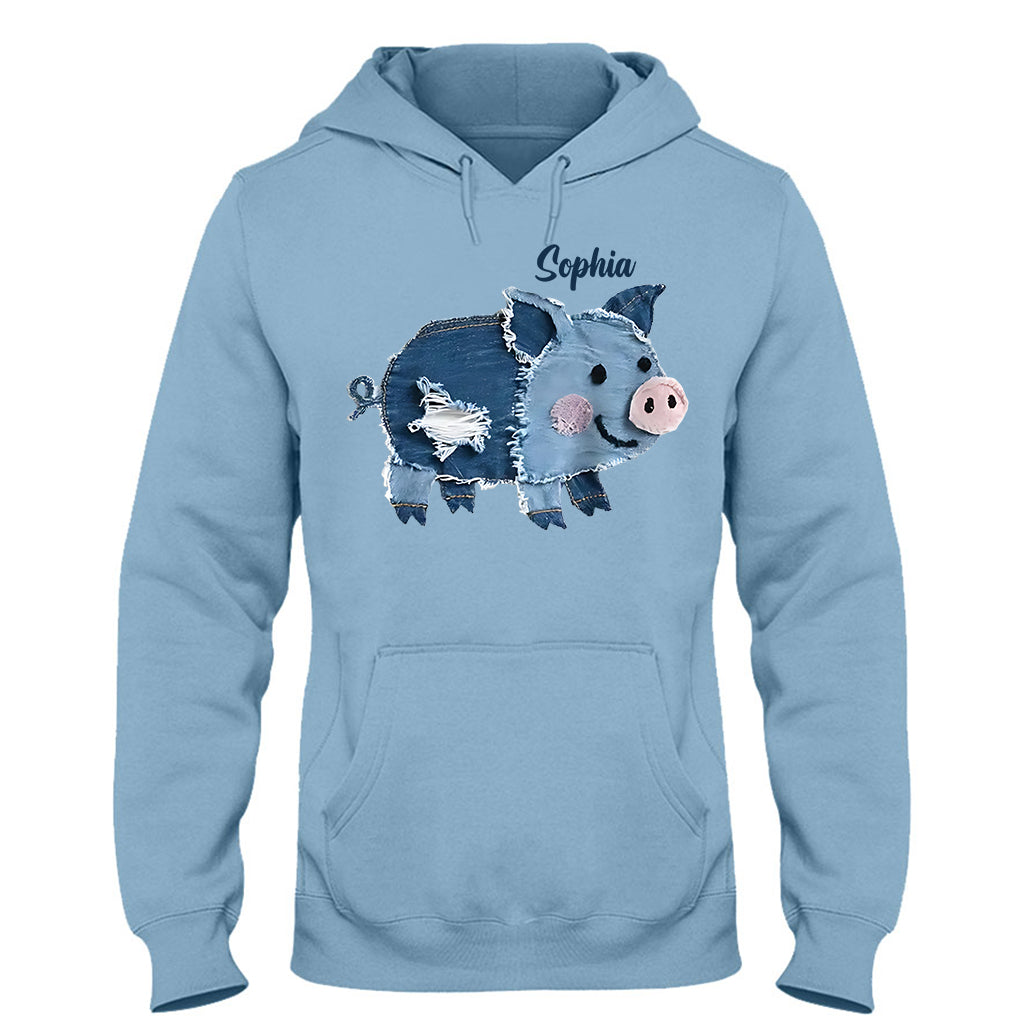 Adorable cochon - T-shirt et sweat à capuche personnalisés pour les amoureux des cochons