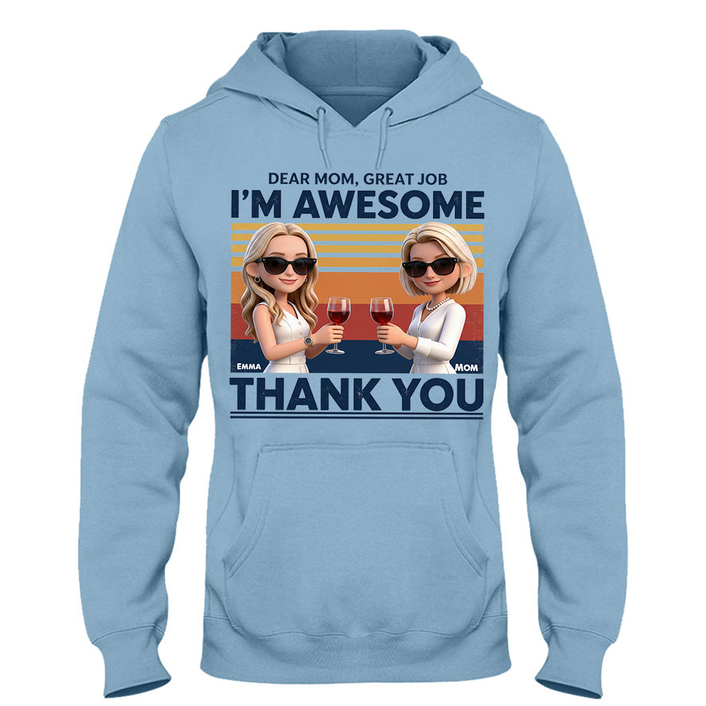 Dear Mom, Thank You - Personalized Mother T-shirt And Hoodie