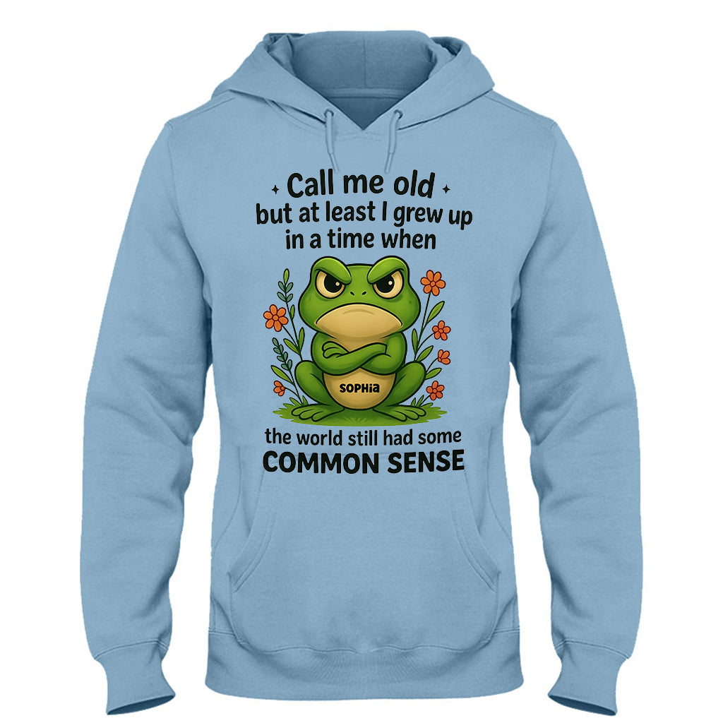 Appelez-moi vieux - T-shirt et sweat à capuche personnalisés Love Frog