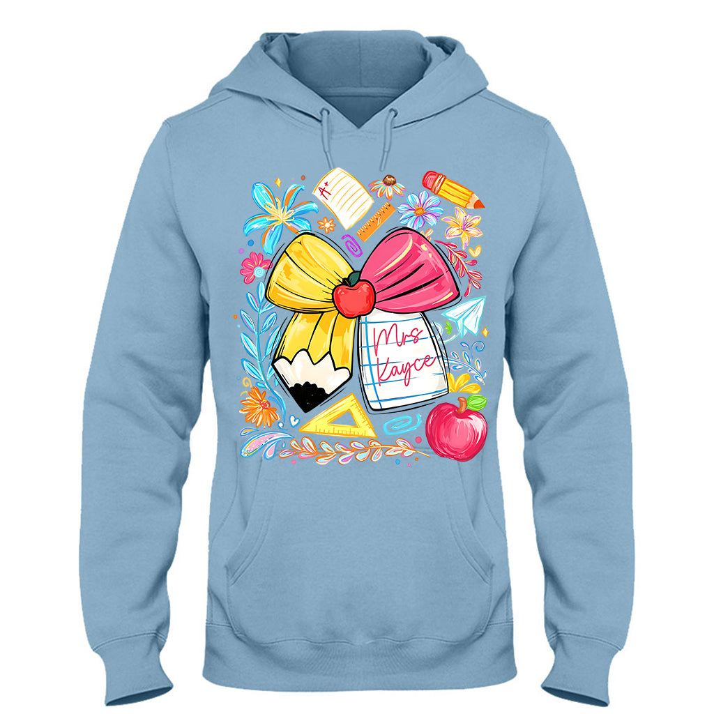 Back To School, Teacher Gift Idea - Personalized Teacher T-shirt And Hoodie