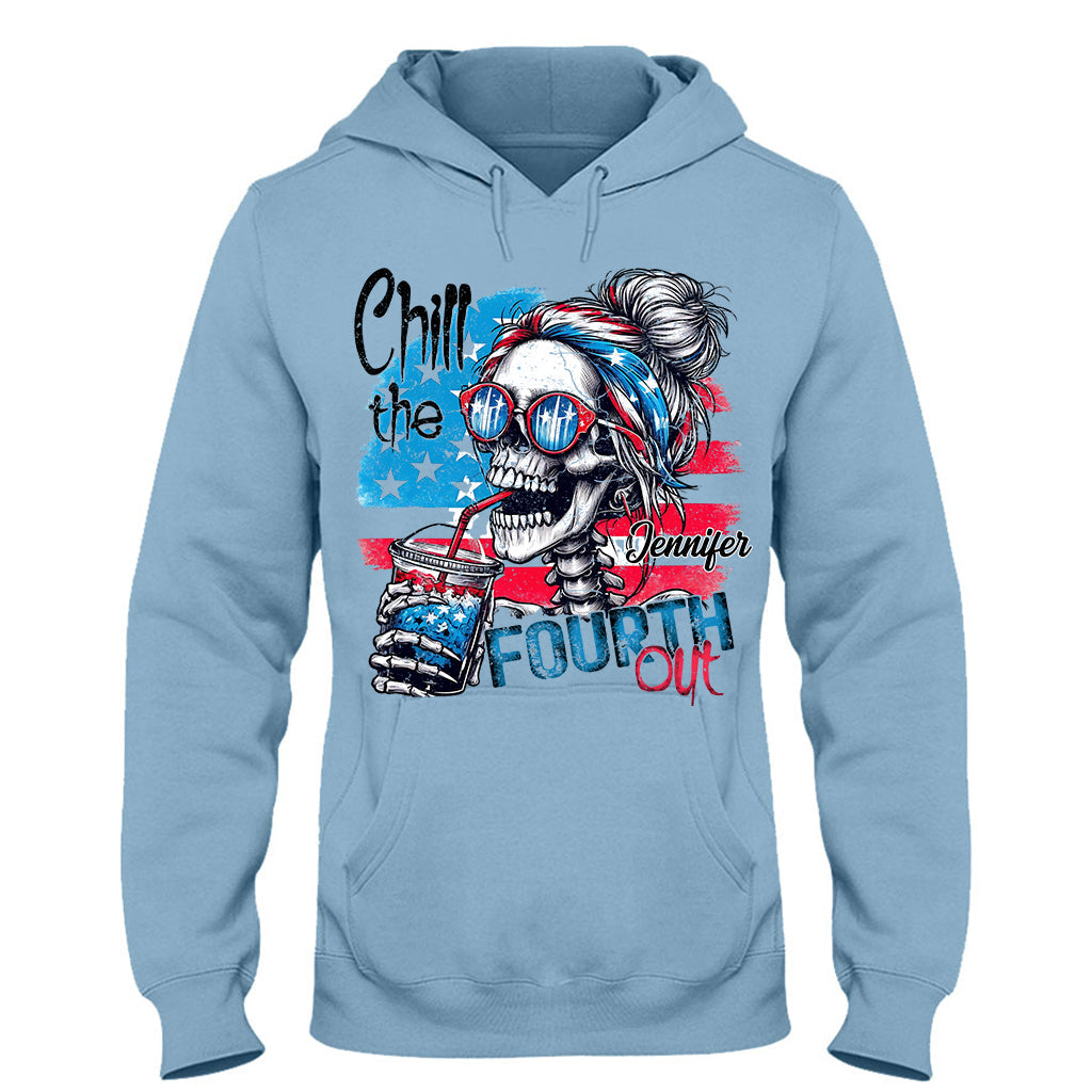 Chill the Fourth Out - T-shirt et sweat à capuche personnalisés avec tête de mort