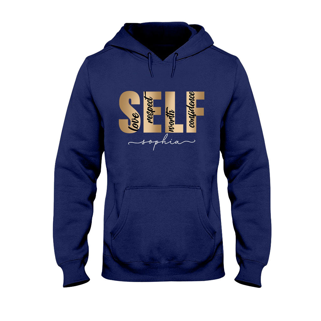 Self Confidence - Personalized African American T-shirt And Hoodie