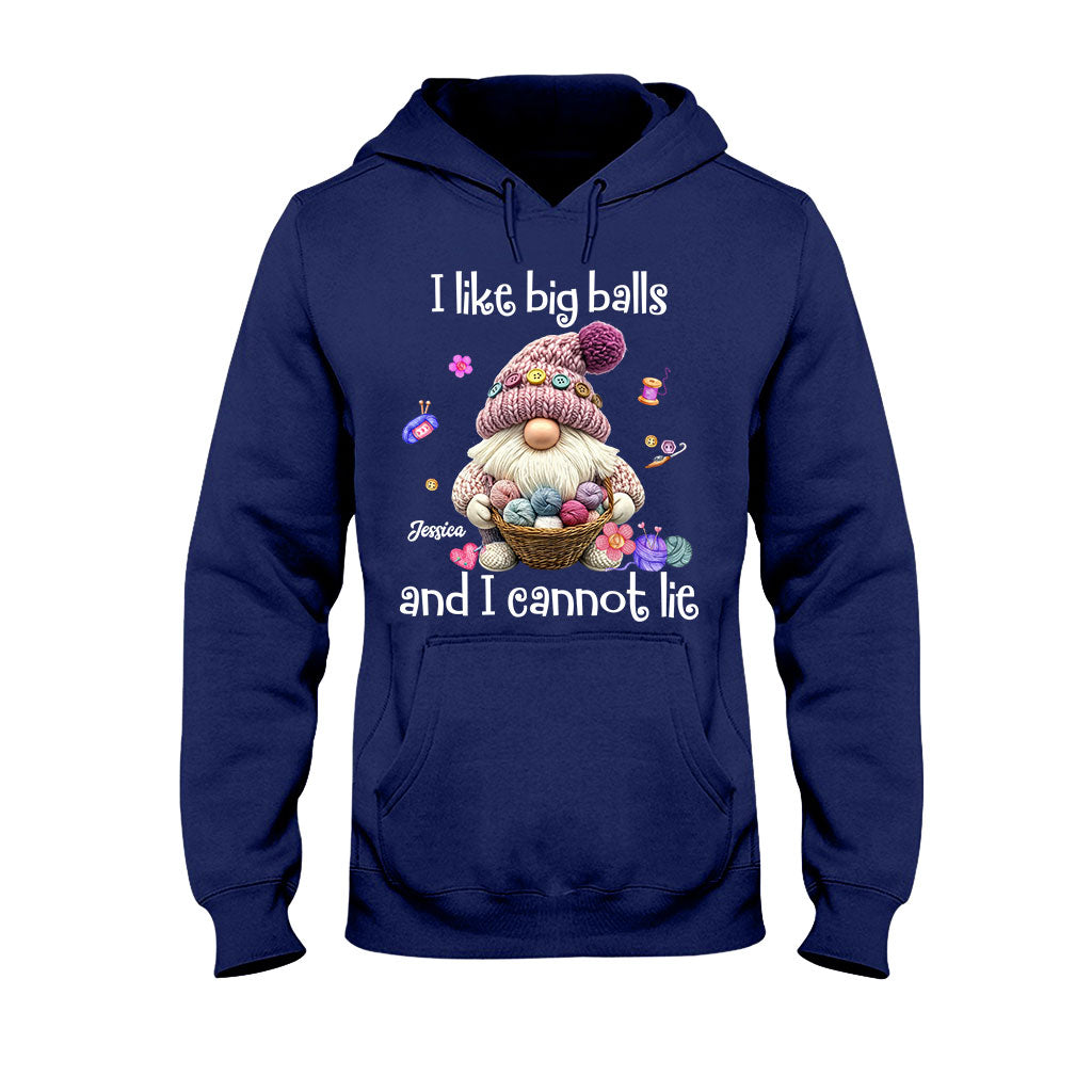 J'aime les grosses boules et je ne peux pas mentir - T-shirt et sweat à capuche personnalisés au crochet
