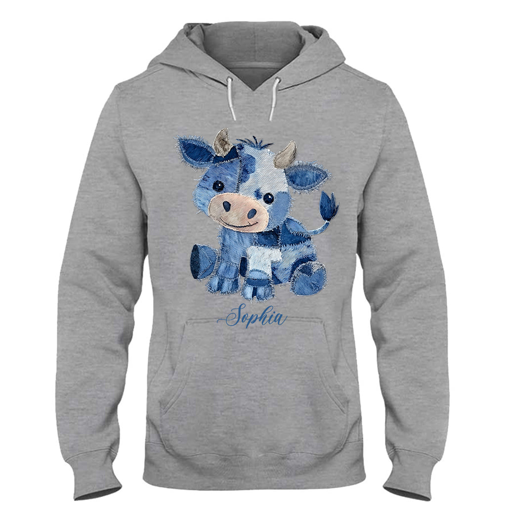 Mignonne vache des Highlands - T-shirt et sweat à capuche personnalisés avec une vache des Highlands