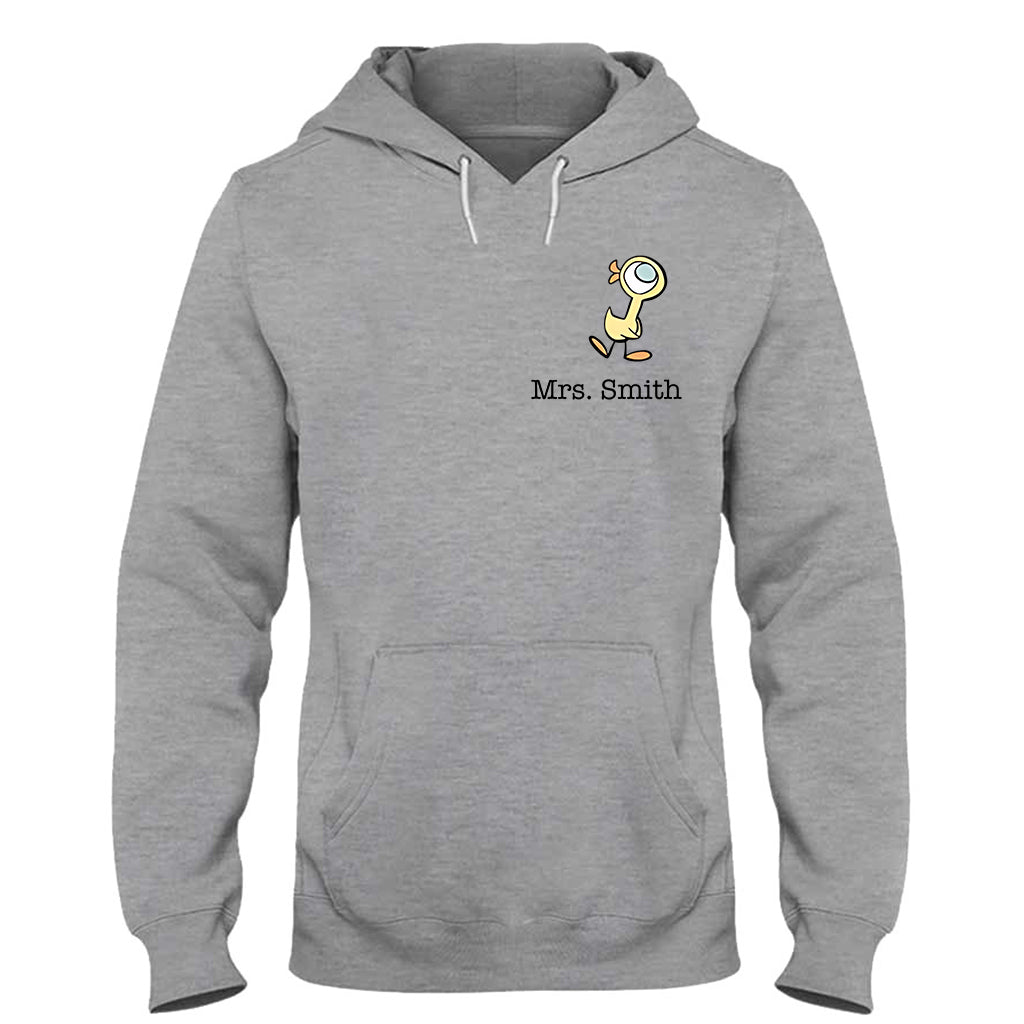 Back To School - Personalized Teacher T-shirt And Hoodie