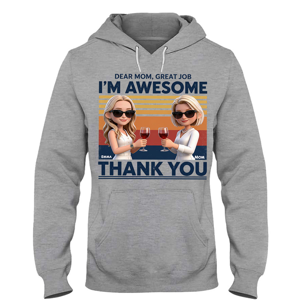 Dear Mom, Thank You - Personalized Mother T-shirt And Hoodie