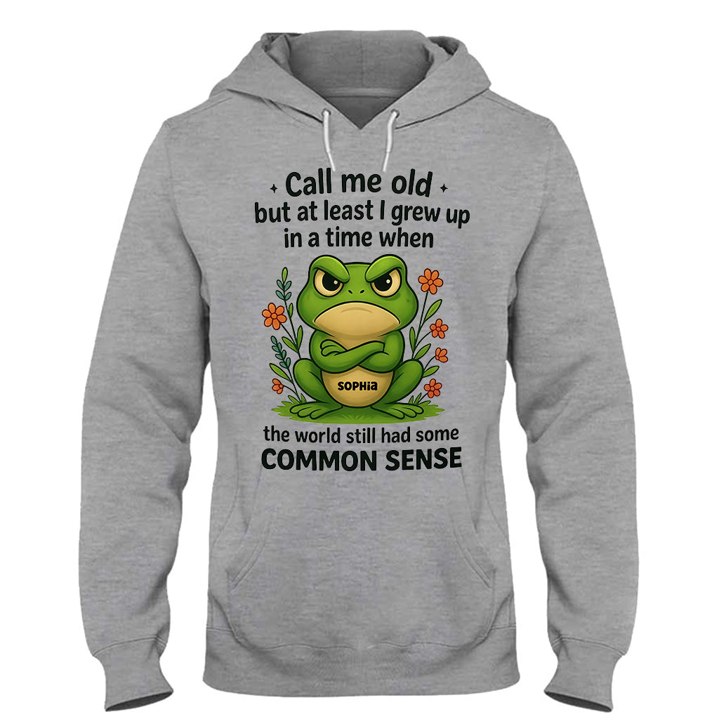 Appelez-moi vieux - T-shirt et sweat à capuche personnalisés Love Frog